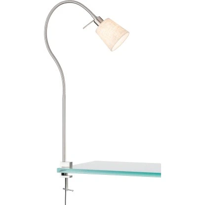 Fischer & Honsel Klemmleuchte Jam 1-flammig Nickelfarben/Sand 1 Fischer & Honsel Klemmleuchte Jam 1-flammig Nickelfarben/Sand