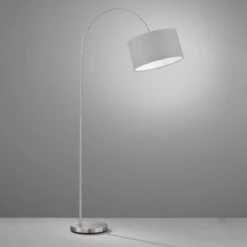 Fischer & Honsel Stehleuchte Arc 3-flammig Nickelfarben/Grau 7 Fischer & Honsel Stehleuchte Arc 3-flammig Nickelfarben/Grau -Globo Deutschland Verkaufsgeschäft 4003694403832 1546 A 10