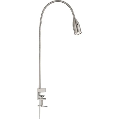 Fischer & Honsel LED-Klemmleuchte Sten Nickelfarben 40-80 Cm 1 Fischer & Honsel LED-Klemmleuchte Sten Nickelfarben 40-80 Cm
