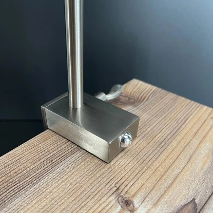 Fischer & Honsel LED-Klemmleuchte Jax Nickelfarben 40-80 Cm 3 Fischer & Honsel LED-Klemmleuchte Jax Nickelfarben 40-80 Cm – Bild 3