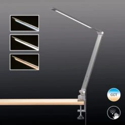 Fischer & Honsel LED-Klemmleuchte Geri Grau/Weiß 38 Cm 7 Fischer & Honsel LED-Klemmleuchte Geri Grau/Weiß 38 Cm -Globo Deutschland Verkaufsgeschäft 4003694504287 1546 A 10