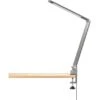 Fischer & Honsel LED-Klemmleuchte Geri Grau/Weiß 38 Cm