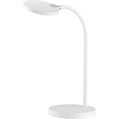 Fischer & Honsel LED Tischleuchte Luna 35 Cm X 14 Cm Weiß 1 Fischer & Honsel LED Tischleuchte Luna 35 Cm X 14 Cm Weiß