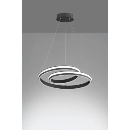 Fischer & Honsel LED-Pendelleuchte Spiral Dunkelgrau 1 Fischer & Honsel LED-Pendelleuchte Spiral Dunkelgrau