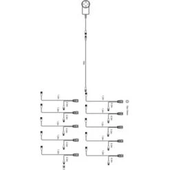 Brilliant LED-Einbauleuchtenset Cosa 10 Stk. Edelstahl Warmweiß -Globo Deutschland Verkaufsgeschäft 4004353083532 4731 VM 18