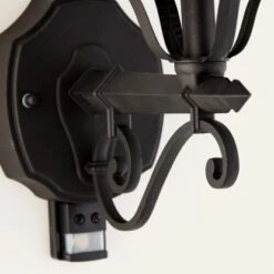 Brilliant Außenwandleuchte Istria Stehend Mit Bewegungsmelder Schwarz -Globo Deutschland Verkaufsgeschäft 4004353126734 4731 CU 03