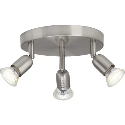 Brilliant LED-Spotrondell Loona 3-flammig Eisen 1 Brilliant LED-Spotrondell Loona 3-flammig Eisen