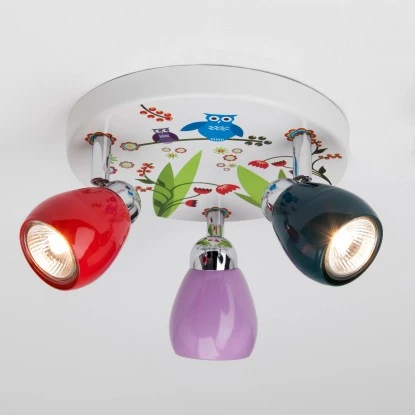 Brilliant LED-Spotrondell Birds 3-flammig Bunt 3 Brilliant LED-Spotrondell Birds 3-flammig Bunt – Bild 3