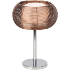 Brilliant Tischleuchte Relax Bronze Und Chrom -Globo Deutschland Verkaufsgeschäft 4004353295041 4731 S 01