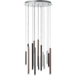 Brilliant Pendelleuchte Cembalo 16-flammig Aluminium Und Schwarz Und Braun 18 Brilliant Pendelleuchte Cembalo 16-flammig Aluminium Und Schwarz Und Braun -Globo Deutschland Verkaufsgeschäft 4004353329647 4731 CU 02