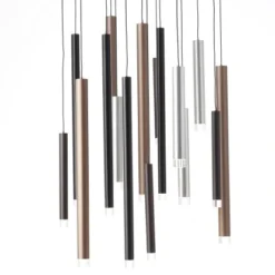 Brilliant Pendelleuchte Cembalo 16-flammig Aluminium Und Schwarz Und Braun 25 Brilliant Pendelleuchte Cembalo 16-flammig Aluminium Und Schwarz Und Braun -Globo Deutschland Verkaufsgeschäft 4004353329647 4731 CU 09