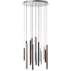 Brilliant Pendelleuchte Cembalo 16-flammig Aluminium Und Schwarz Und Braun 17 Brilliant Pendelleuchte Cembalo 16-flammig Aluminium Und Schwarz Und Braun -Globo Deutschland Verkaufsgeschäft 4004353329647 4731 S 01