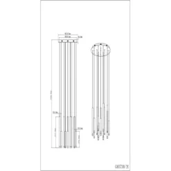 Brilliant Pendelleuchte Cembalo 16-flammig Aluminium Und Schwarz Und Braun 27 Brilliant Pendelleuchte Cembalo 16-flammig Aluminium Und Schwarz Und Braun -Globo Deutschland Verkaufsgeschäft 4004353329647 4731 VM 18