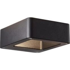 Brilliant LED-Außenwandleuchte Golda 15 Cm X 12 Cm Schwarz