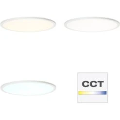 Brilliant LED-Deckenaufbau-Paneel Abie Ø 60 Cm Weiß -Globo Deutschland Verkaufsgeschäft 4004353363399 4731 CU 04