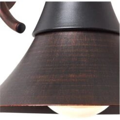 Brilliant Außenwandleuchte Flory Hängend Schwarz Und Braun -Globo Deutschland Verkaufsgeschäft 4004353378652 4731 CU 03