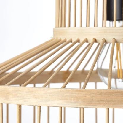 Brilliant Pendelleuchte Teva Schwarz-Natur 4 Brilliant Pendelleuchte Teva Schwarz-Natur – Bild 4