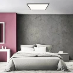 Brilliant LED-Deckenaufbau-Paneel Buffi Eckig 60 Cm X 60 Cm Schwarz -Globo Deutschland Verkaufsgeschäft 4004353388590 4731 AB 20