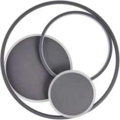 Brilliant LED-Deckenleuchte Runda Ø 50 Cm Dunkelgrau Matt -Globo Deutschland Verkaufsgeschäft 4004353390487 4731 S 04