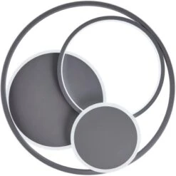 Brilliant LED-Deckenleuchte Runda Ø 50 Cm Dunkelgrau Matt -Globo Deutschland Verkaufsgeschäft 4004353390487 4731 S 05