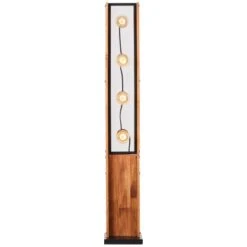 Brilliant Standleuchte Calandra 125 Cm Hoch Schwarz