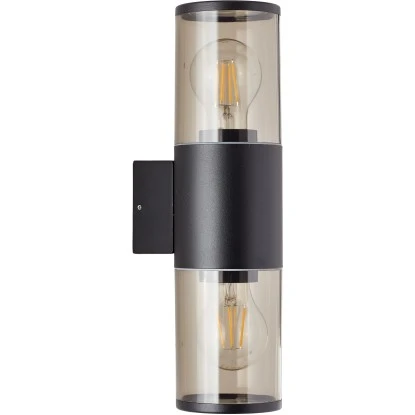 Brilliant Außenwandleuchte Sergioro 2-flammig Anthrazit 3 Brilliant Außenwandleuchte Sergioro 2-flammig Anthrazit – Bild 3