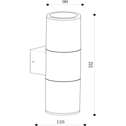 Brilliant Außenwandleuchte Sergioro 2-flammig Anthrazit 5 Brilliant Außenwandleuchte Sergioro 2-flammig Anthrazit – Bild 5