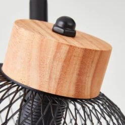 Brilliant Spotrohr Thuy 2-flammig Schwarz Und Natur -Globo Deutschland Verkaufsgeschäft 4004353409578 4731 CU 03