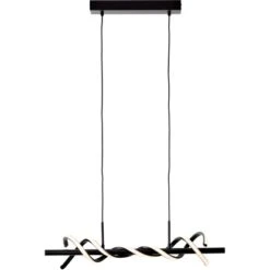 Brilliant LED-Pendelleuchte Amalie 80 Cm Schwarz