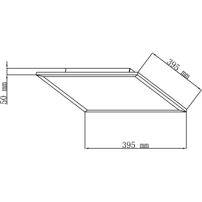 Brilliant LED-Deckenaufbau-Paneel Jacinda 40 Cm X 40 Cm Weiß 11 Brilliant LED-Deckenaufbau-Paneel Jacinda 40 Cm X 40 Cm Weiß – Bild 11