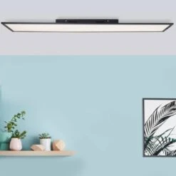 Brilliant LED-Deckenaufbau-Paneel Jacinda 120 Cm X 30 Cm Schwarz -Globo Deutschland Verkaufsgeschäft 4004353411991 4731 AB 20