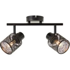 Brilliant Spotrohr Bano 2-flammig Schwarz Matt 5 Brilliant Spotrohr Bano 2-flammig Schwarz Matt -Globo Deutschland Verkaufsgeschäft 4004353413476 4731 S 01