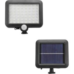 REV Ritter LED-Solarleuchte Mit PIR Sensor 300 Lm 10.000 K IP44 Schwarz -Globo Deutschland Verkaufsgeschäft 4006341722904 3501 3