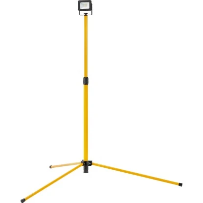 LED-Baustrahler Mit Stativ 1er Schwarz-Gelb 2 LED-Baustrahler Mit Stativ 1er Schwarz-Gelb – Bild 2