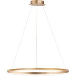 Paul Neuhaus Pendelleuchte Titus 1-flammig Messing Matt Ø 80 Cm -Globo Deutschland Verkaufsgeschäft 4012248362877 2426 S 02