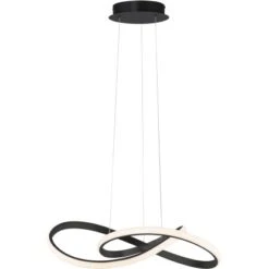 Leuchten Direkt Pendelleuchte Maria 1-flammig Schwarz 57 X 120 Cm -Globo Deutschland Verkaufsgeschäft 4043689975753 2426 06