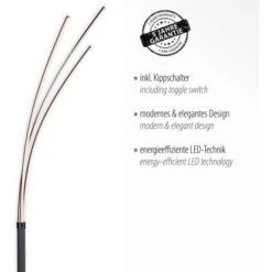 Leuchten Direkt Stehleuchte Maja Schwarz 80 X 215 Cm 15 Leuchten Direkt Stehleuchte Maja Schwarz 80 X 215 Cm -Globo Deutschland Verkaufsgeschäft 4043689976071 2426 03