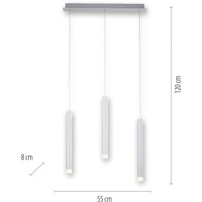 Leuchten Direkt LED-Pendelleuchte Bruno 3-flammig Aluminium 55 X 120 Cm 7 Leuchten Direkt LED-Pendelleuchte Bruno 3-flammig Aluminium 55 X 120 Cm – Bild 7