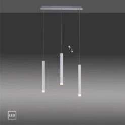 Leuchten Direkt LED-Pendelleuchte Bruno 3-flammig Aluminium 55 X 120 Cm 16 Leuchten Direkt LED-Pendelleuchte Bruno 3-flammig Aluminium 55 X 120 Cm -Globo Deutschland Verkaufsgeschäft 4043689977887 2426 13