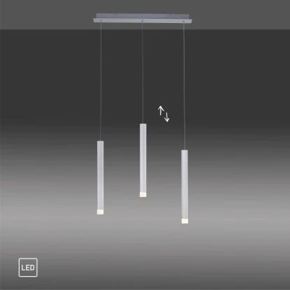 Leuchten Direkt LED-Pendelleuchte Bruno 3-flammig Aluminium 55 X 120 Cm 8 Leuchten Direkt LED-Pendelleuchte Bruno 3-flammig Aluminium 55 X 120 Cm – Bild 8