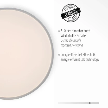Leuchten Direkt LED-Deckenleuchte Colin Weiß Ø 49 Cm 4 Leuchten Direkt LED-Deckenleuchte Colin Weiß Ø 49 Cm – Bild 4