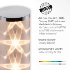 Leuchten Direkt Stehleuchte Bingo Chrom 8 X 100,3 Cm -Globo Deutschland Verkaufsgeschäft 4043689979034 2426 03