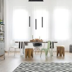 Leuchten Direkt LED-Pendelleuchte Bruno 3-flammig Schwarz 55 X 120 Cm -Globo Deutschland Verkaufsgeschäft 4043689979843 2426 02