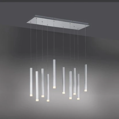 Leuchten Direkt LED-Pendelleuchte Bruno 10-flammig Aluminium 89 X 120 Cm 6 Leuchten Direkt LED-Pendelleuchte Bruno 10-flammig Aluminium 89 X 120 Cm – Bild 6