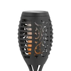 LED-Solarspieß Fackel Schwarz 2 Stück 9 LED-Solarspieß Fackel Schwarz 2 Stück -Globo Deutschland Verkaufsgeschäft 4048122042894 CU 01