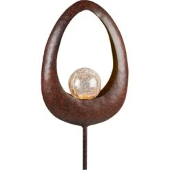 LED-Solarspieß Rosty Rund