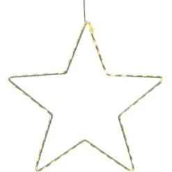 LED-Figur Stern Ø 30 Cm Silber