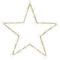 LED-Metallstern 40 Cm Gold