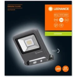 Ledvance LED-Außenleuchte Endura Flood 10 W 4000 K Dunkelgrau