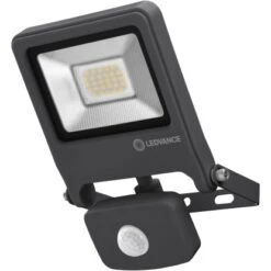 Ledvance LED-Außenleuchte Endura Flood Mit Sensor 20 W 4000 K Dunkelgrau